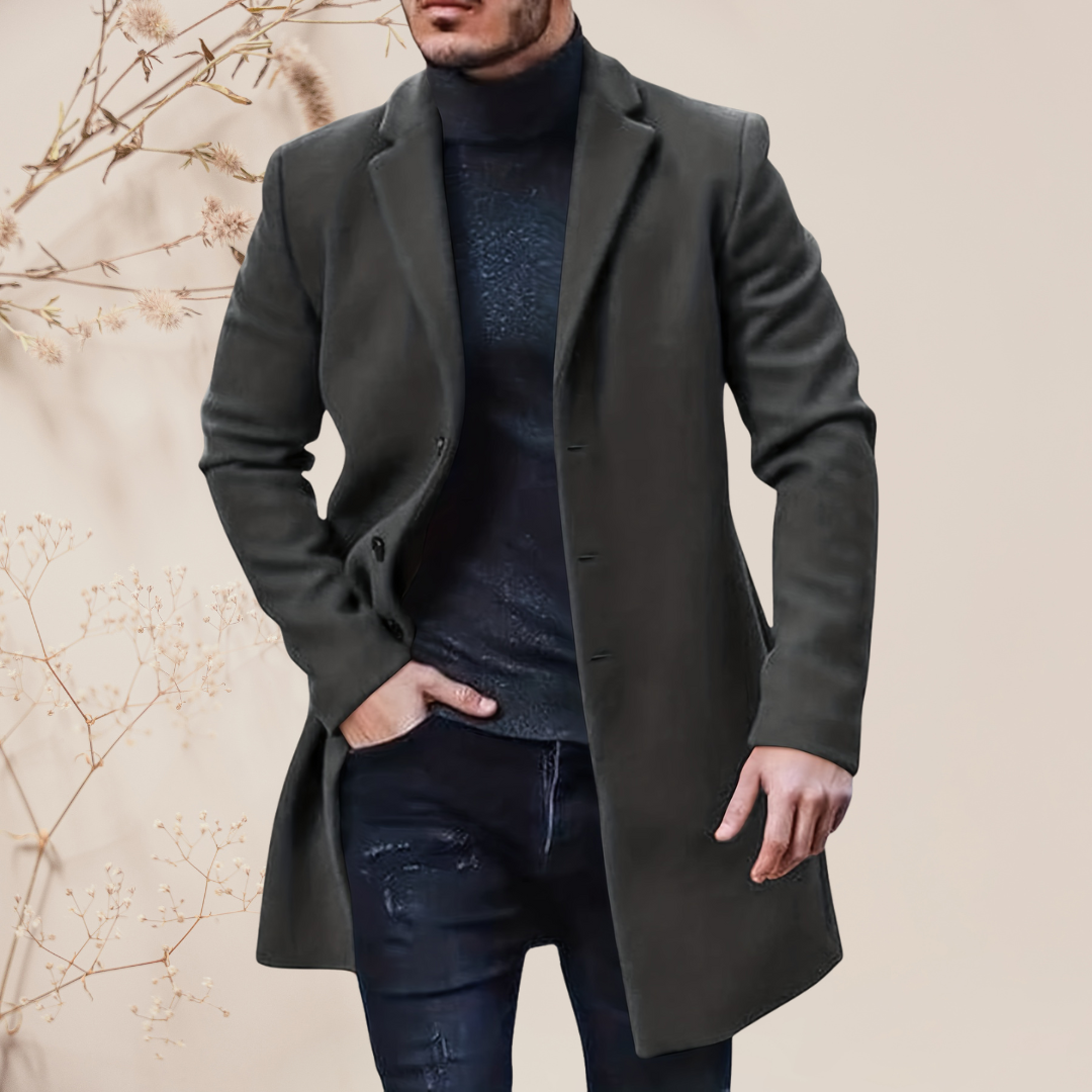 Alessio I Retro Trenchcoat voor Heren