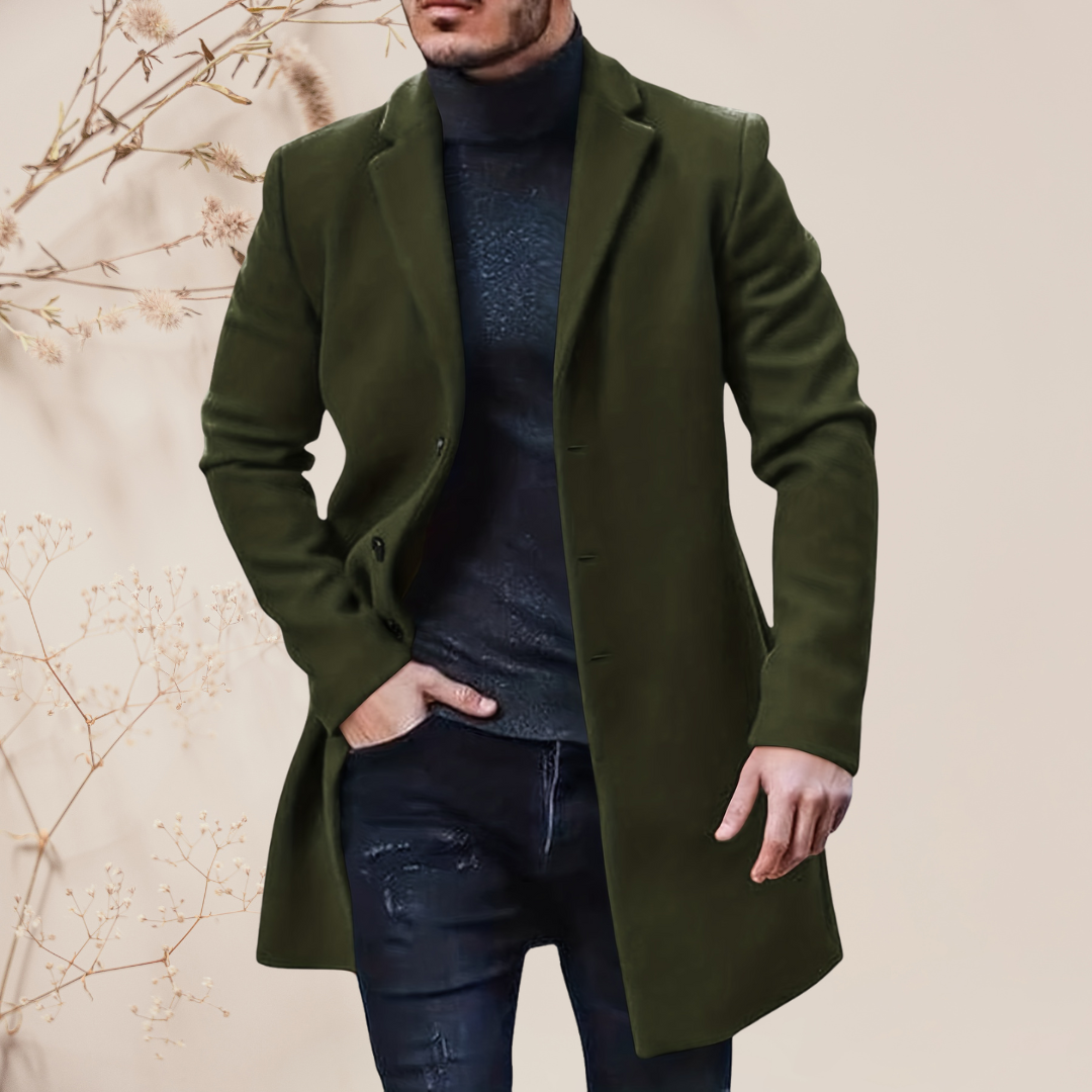 Alessio I Retro Trenchcoat voor Heren