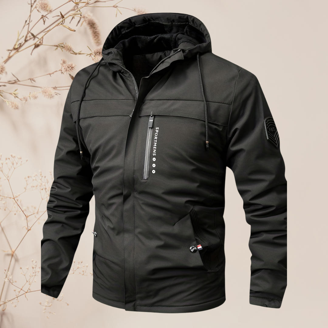 Mark I Casual Warm Fleecejack met Capuchon