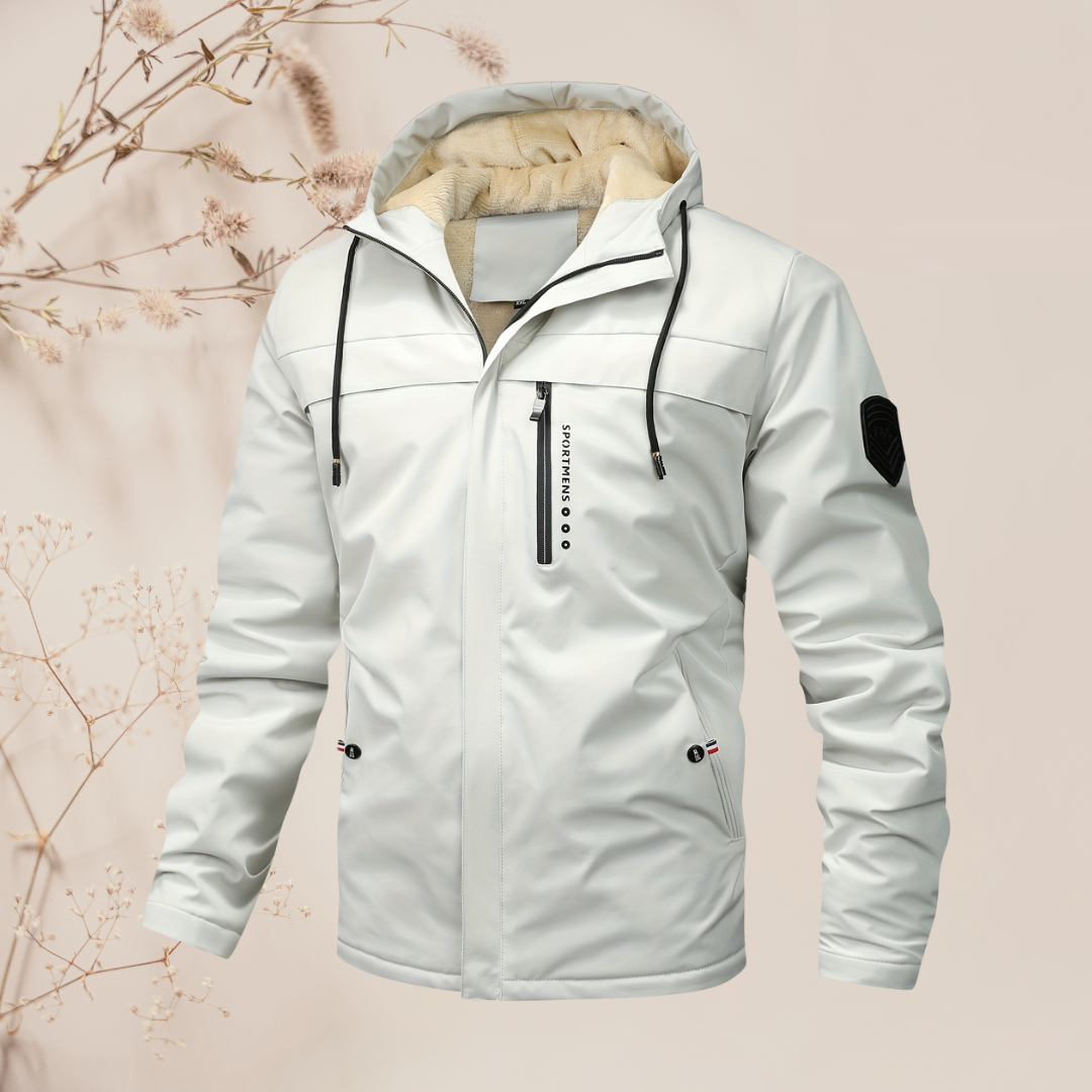 Mark I Casual Warm Fleecejack met Capuchon