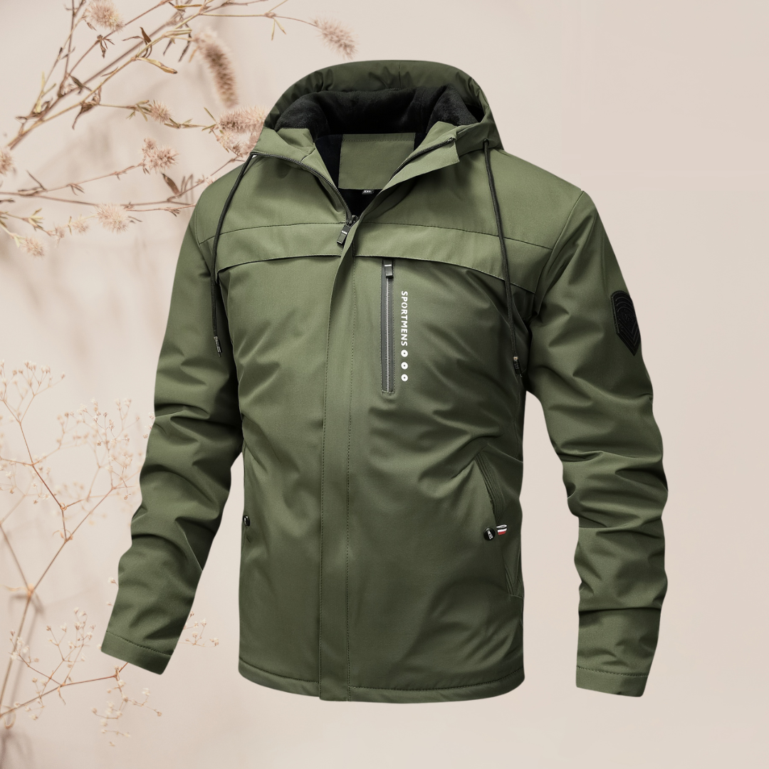 Mark I Casual Warm Fleecejack met Capuchon