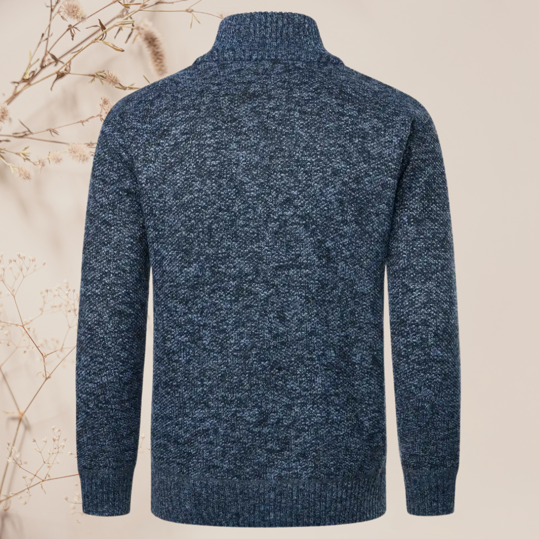 Leandro I Heren Zipper Cardigan