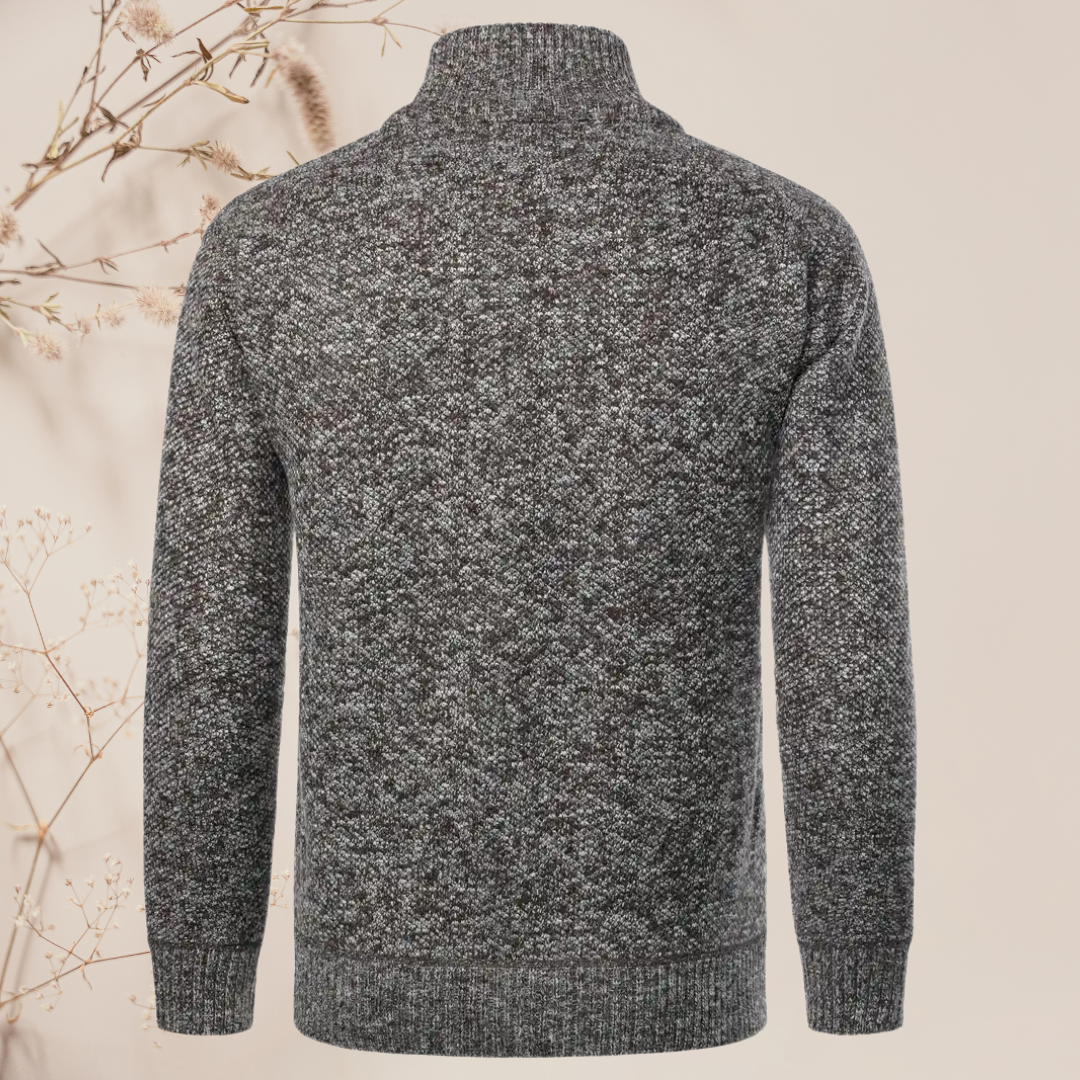 Leandro I Heren Zipper Cardigan