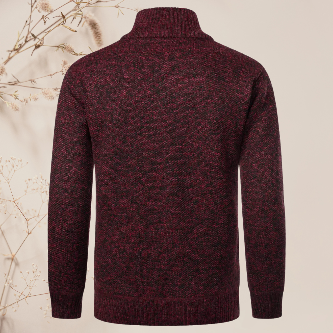 Leandro I Heren Zipper Cardigan