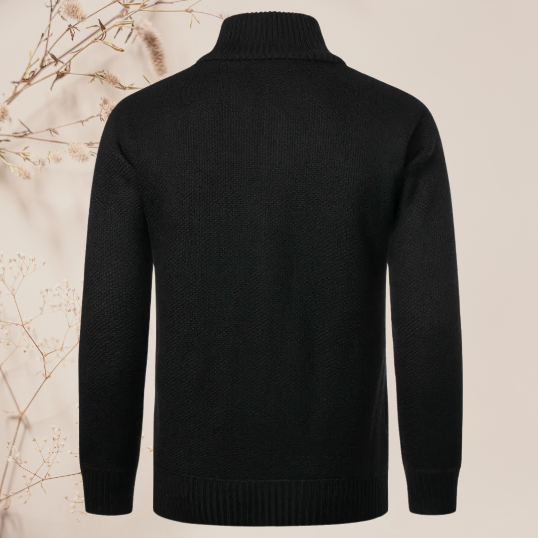 Leandro I Heren Zipper Cardigan