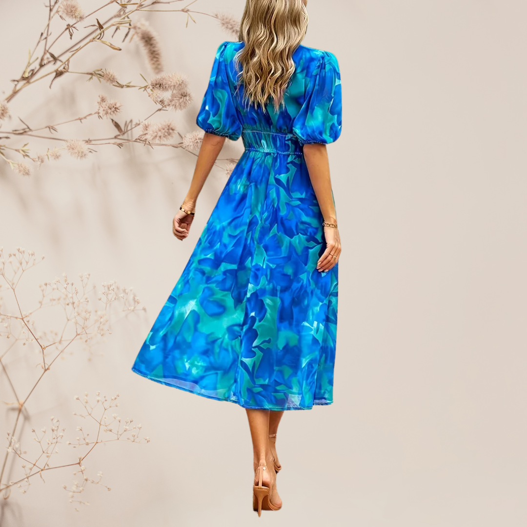 Anke - Elegante Bloemen Jurk