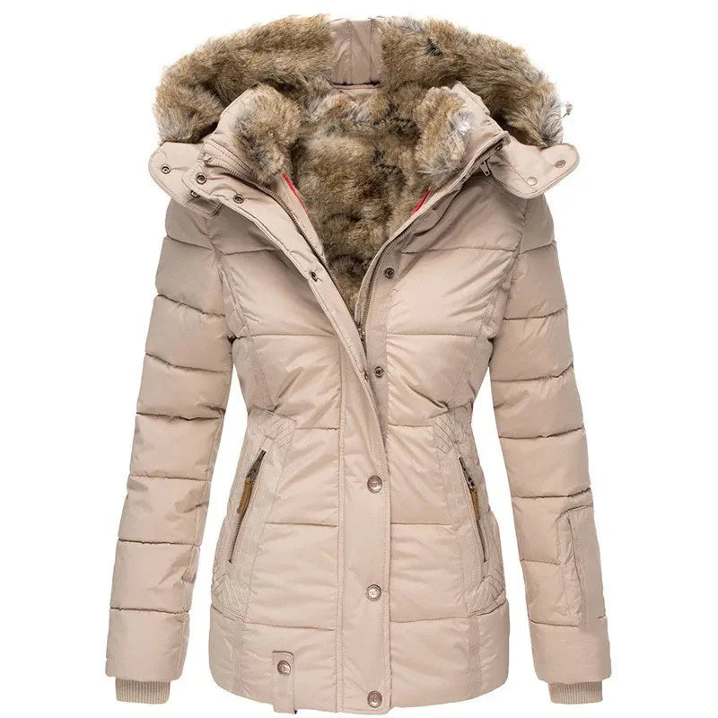 Noor™ | Warme bontgevoerde winterjas