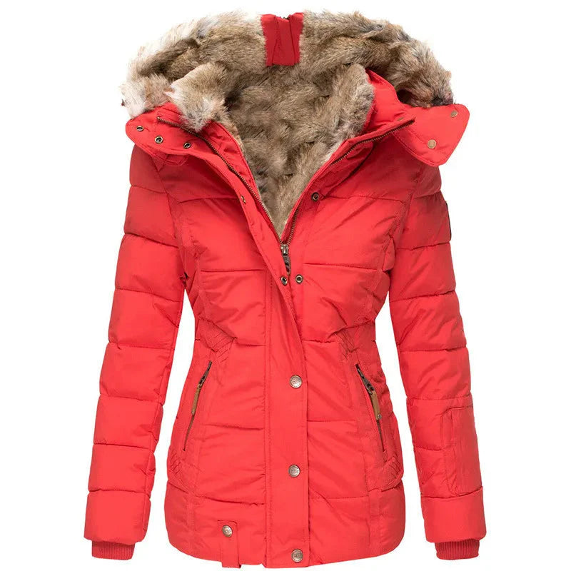 Noor™ | Warme bontgevoerde winterjas