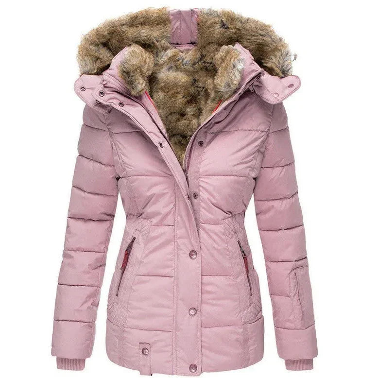 Noor™ | Warme bontgevoerde winterjas