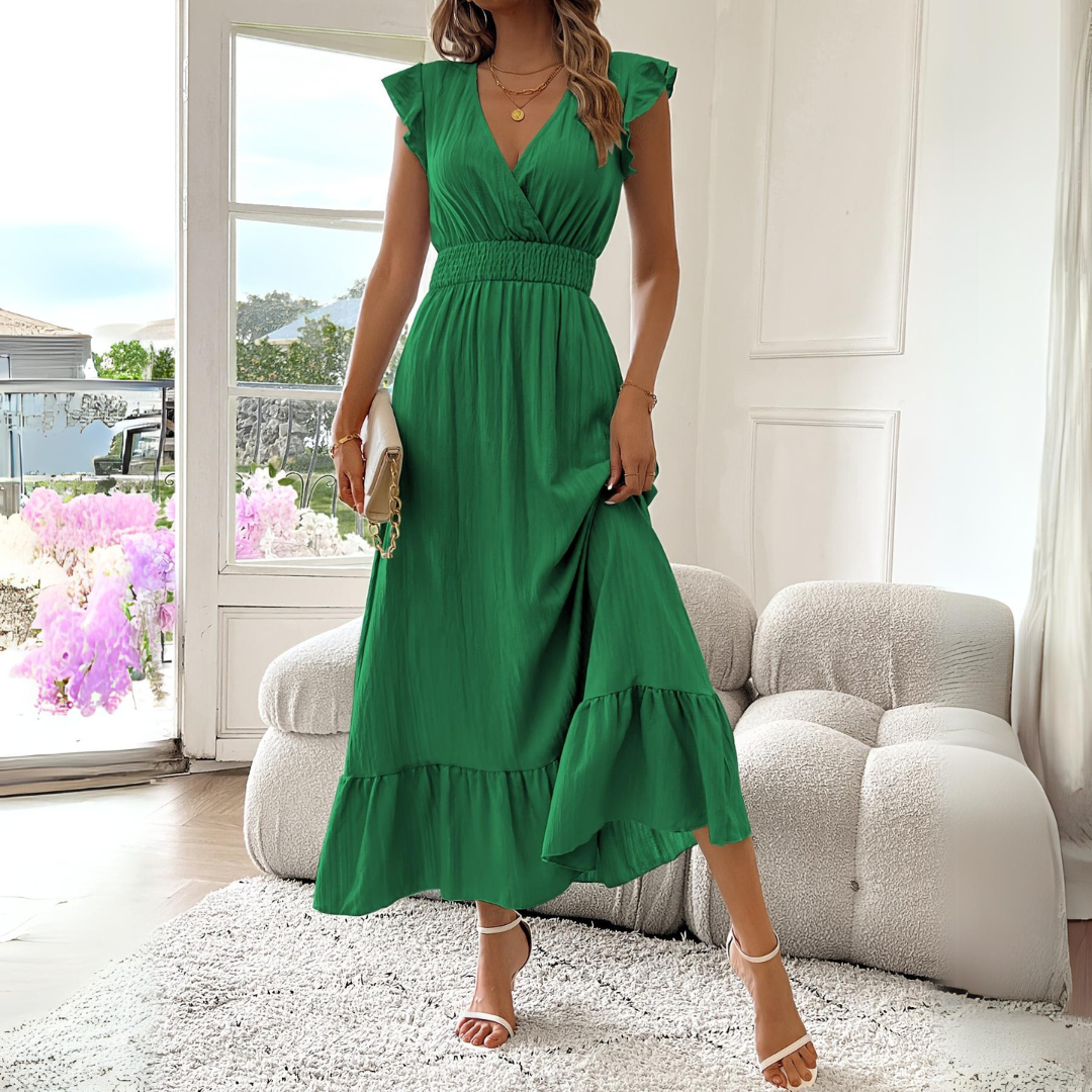 Sandra I Elegante mouwjurk