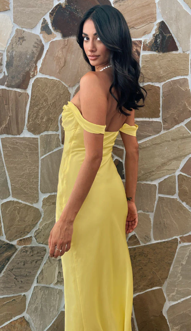 Rosa™ - Elegante off-the-shoulder jurk