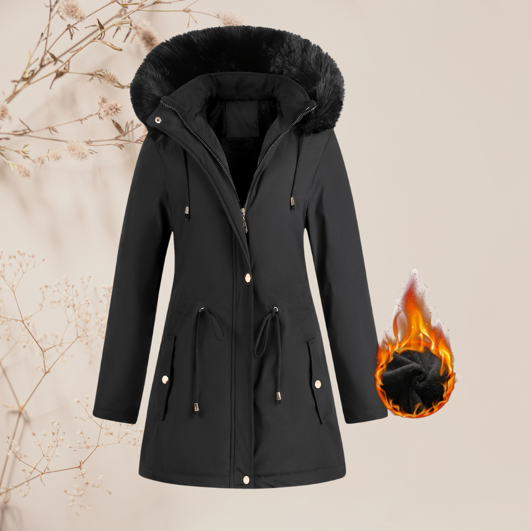 Lila I Winterjas