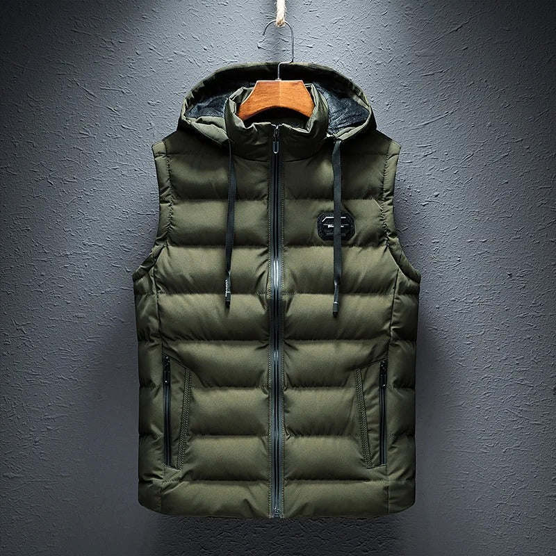 Mike - Bodywarmer met Capuchon