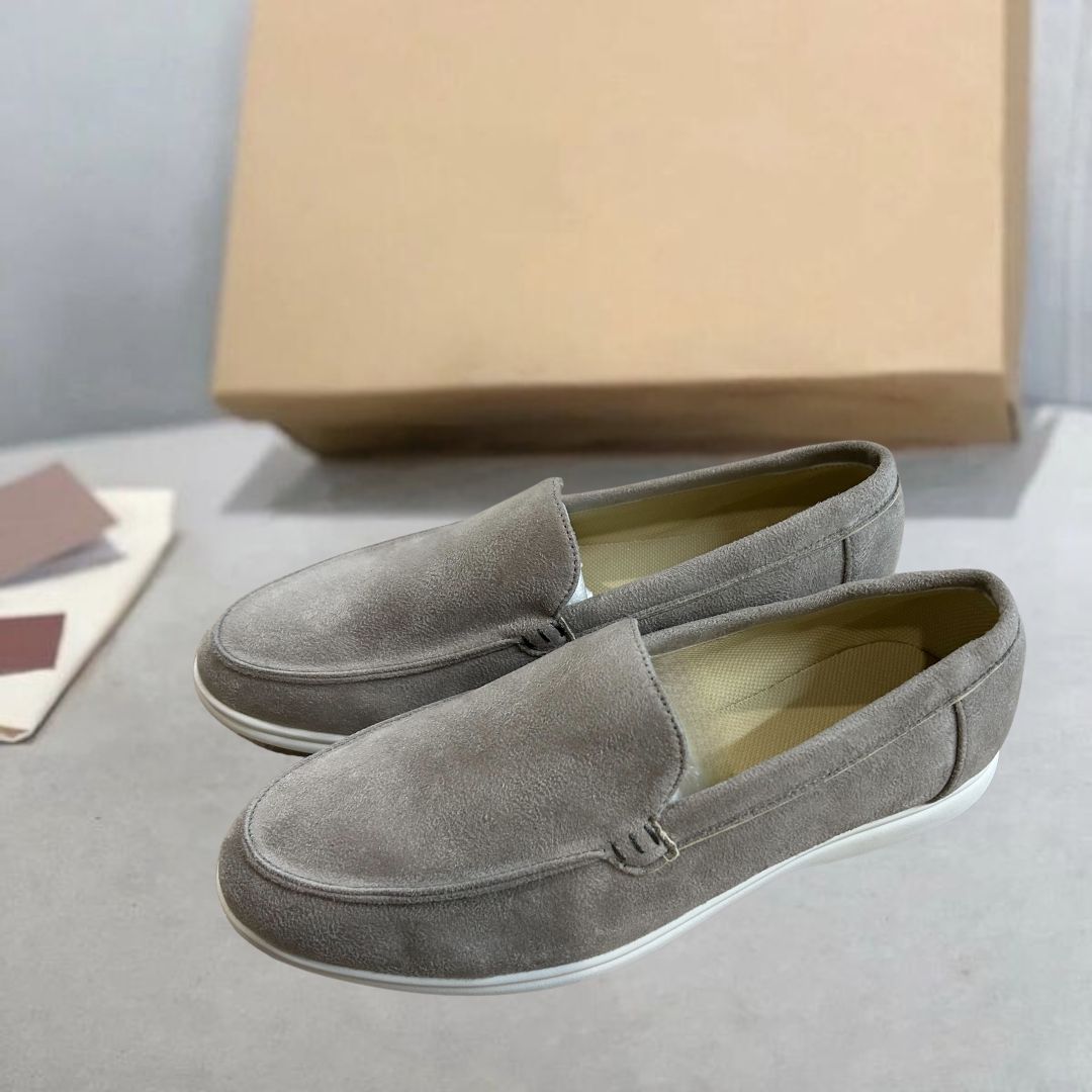 Calmo™ - Herenloafers van suède leer