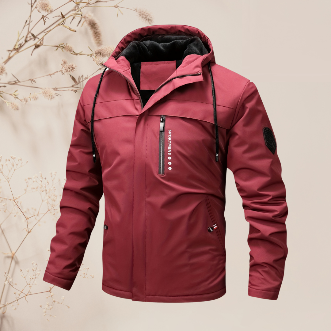 Mark I Casual Warm Fleecejack met Capuchon