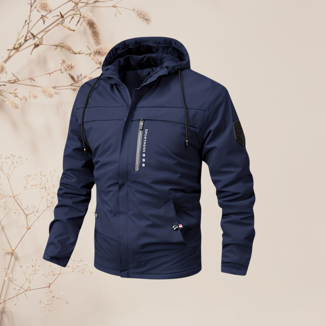 Mark I Casual Warm Fleecejack met Capuchon
