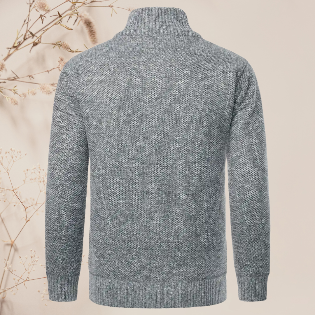 Leandro I Heren Zipper Cardigan