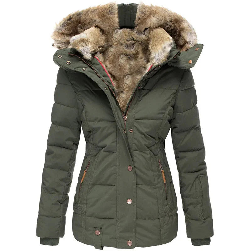 Noor™ |  Warme bontgevoerde winterjas