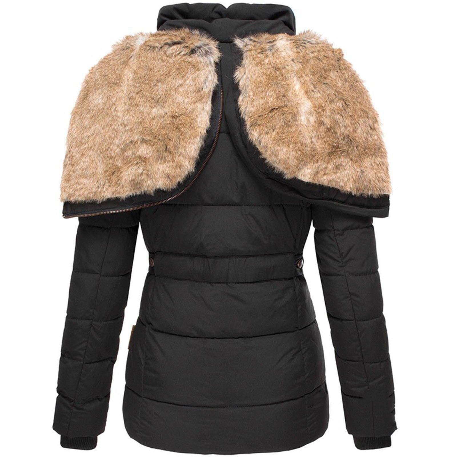 Noor™ |  Warme bontgevoerde winterjas